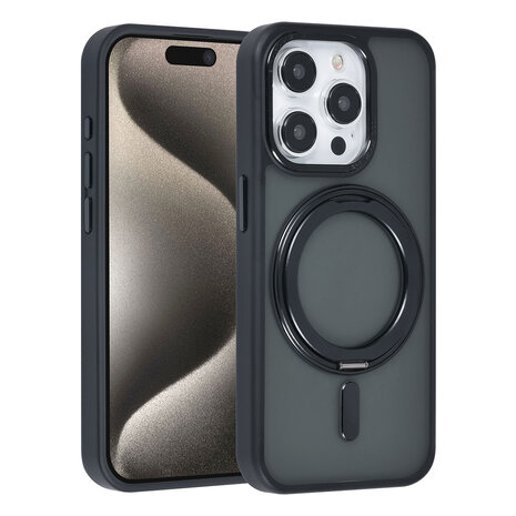 UNIQ Accessory UNIQ Accessory iPhone 15 Pro Backcover hoesje - Zwart UNIQ Accessory UNIQ Accessory iPhone 15 Pro Backcover hoesje - Zwart