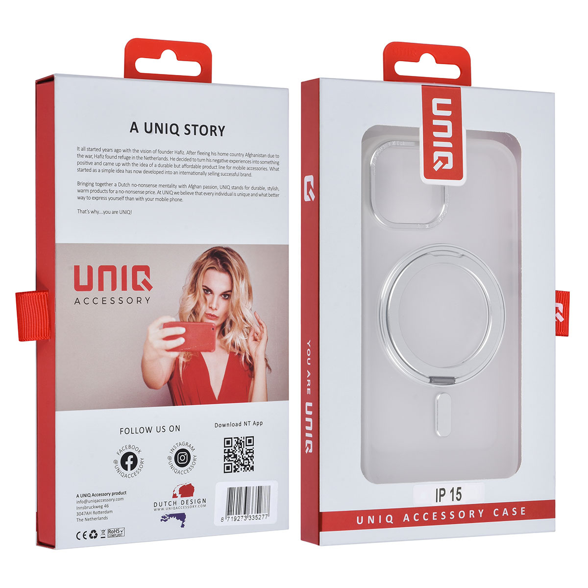 UNIQ Accessory UNIQ Accessory iPhone 15 Backcover hoesje - Wit, foto 4 van 4