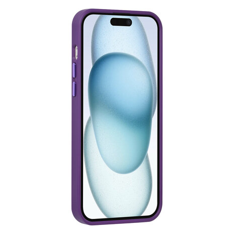 UNIQ Accessory UNIQ Accessory iPhone 15 & 14 Plus Backcover hoesje - Paars UNIQ Accessory UNIQ Accessory iPhone 15 & 14 Plus Backcover hoesje - Paars