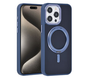 UNIQ Accessory UNIQ Accessory iPhone 15 Pro Max Backcover hoesje - Blauw UNIQ Accessory UNIQ Accessory iPhone 15 Pro Max Backcover hoesje - Blauw