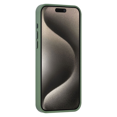 UNIQ Accessory UNIQ Accessory iPhone 15 Pro Max Backcover hoesje - Groen UNIQ Accessory UNIQ Accessory iPhone 15 Pro Max Backcover hoesje - Groen