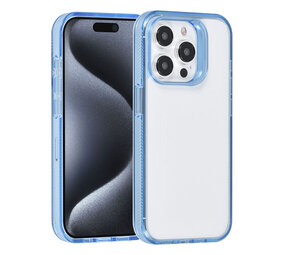UNIQ Accessory UNIQ Accessory iPhone 15 Pro Backcover hoesje - Blauw UNIQ Accessory UNIQ Accessory iPhone 15 Pro Backcover hoesje - Blauw