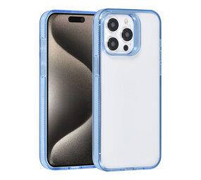 UNIQ Accessory UNIQ Accessory iPhone 15 Pro Max Backcover hoesje - Blauw UNIQ Accessory UNIQ Accessory iPhone 15 Pro Max Backcover hoesje - Blauw