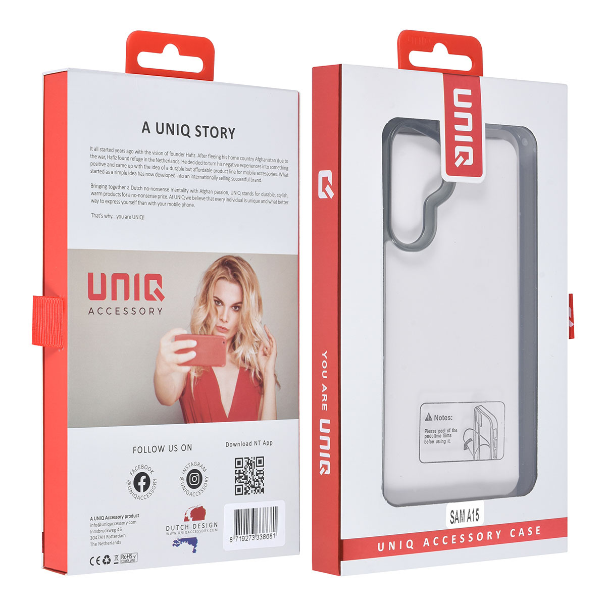 UNIQ Accessory UNIQ Accessory Galaxy A15 5G Backcover hoesje - Zwart, foto 4 van 4