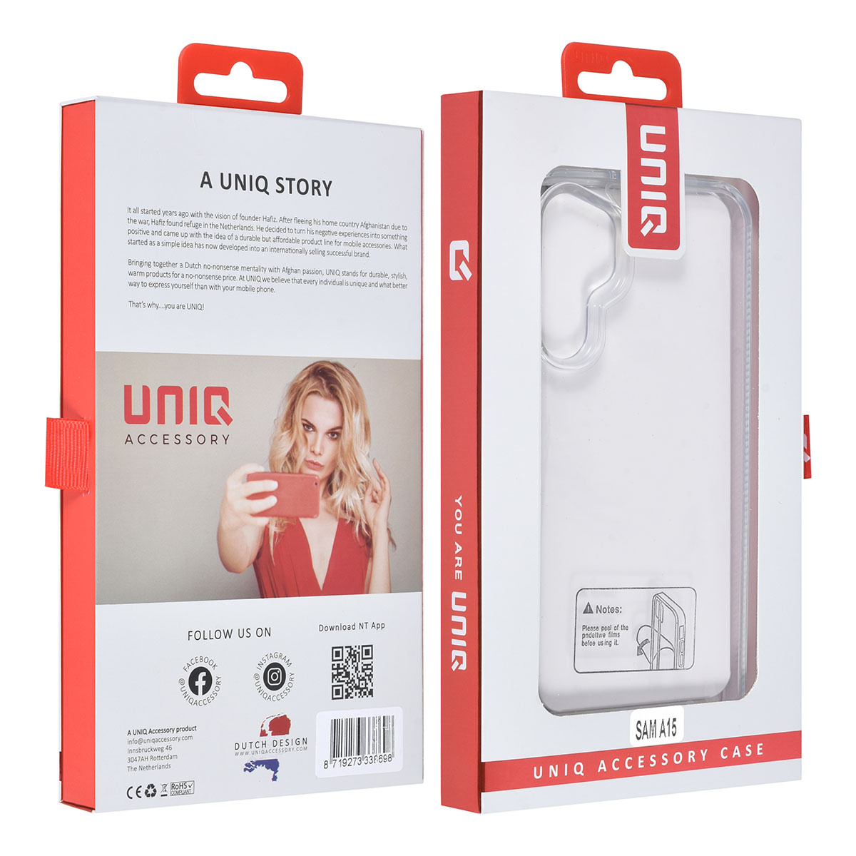 UNIQ Accessory UNIQ Accessory Galaxy A15 5G Backcover hoesje - Wit, foto 4 van 4