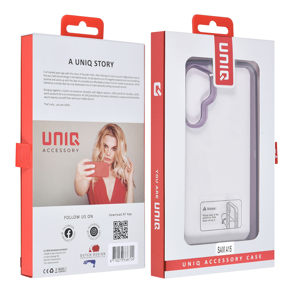 UNIQ Accessory UNIQ Accessory Galaxy A15 5G Backcover hoesje - Paars, foto 3 van 4