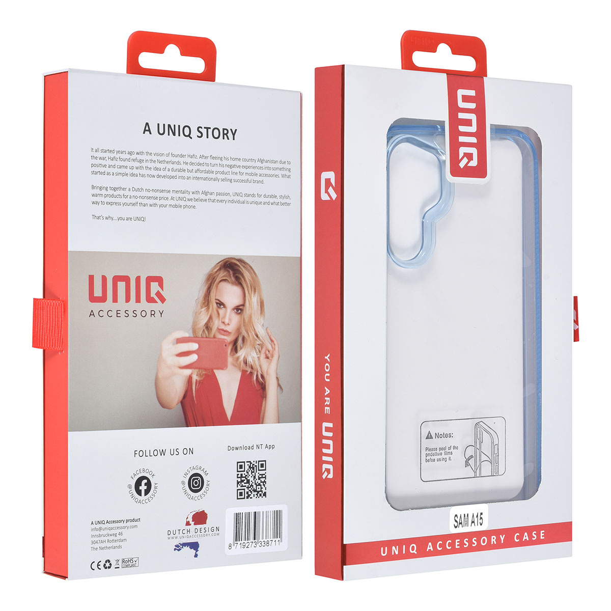 UNIQ Accessory UNIQ Accessory Galaxy A15 5G Backcover hoesje - Blauw, foto 4 van 4