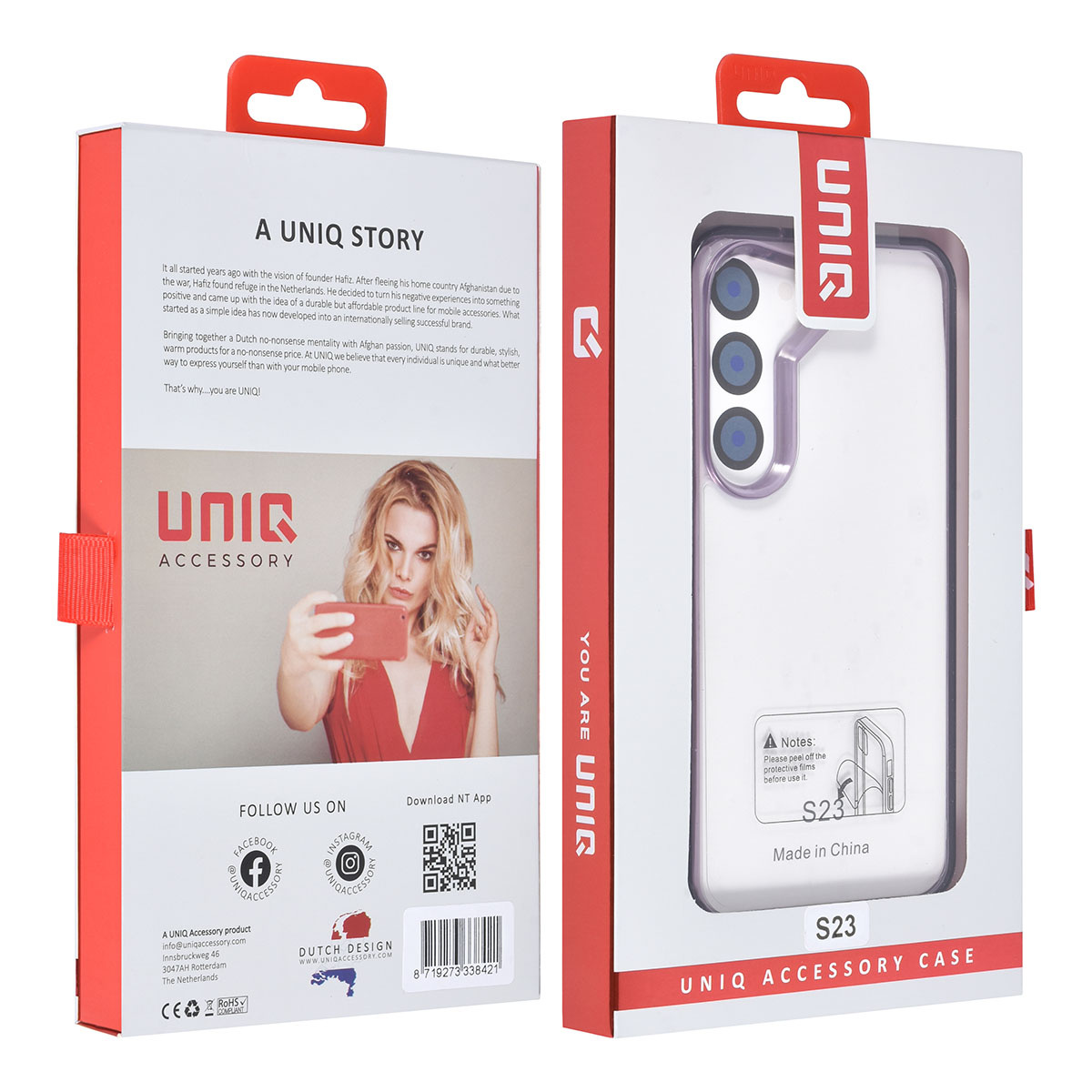 UNIQ Accessory UNIQ Accessory Galaxy S23 Backcover hoesje - Paars, foto 4 van 4