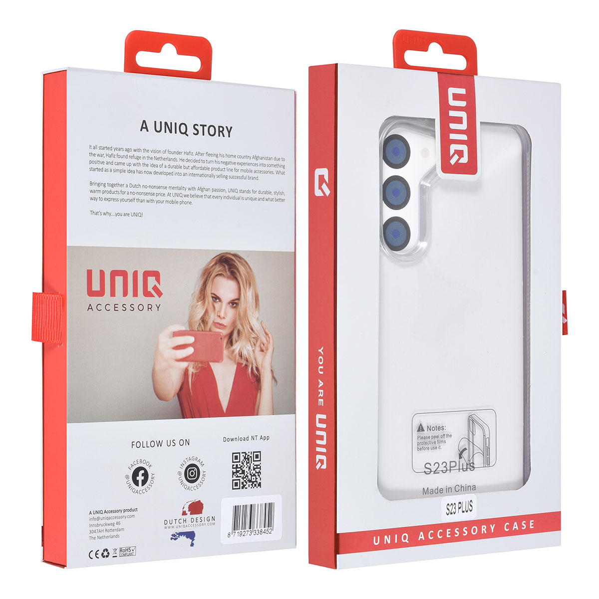UNIQ Accessory UNIQ Accessory Galaxy S23 Plus Backcover hoesje - Wit, foto 4 van 4