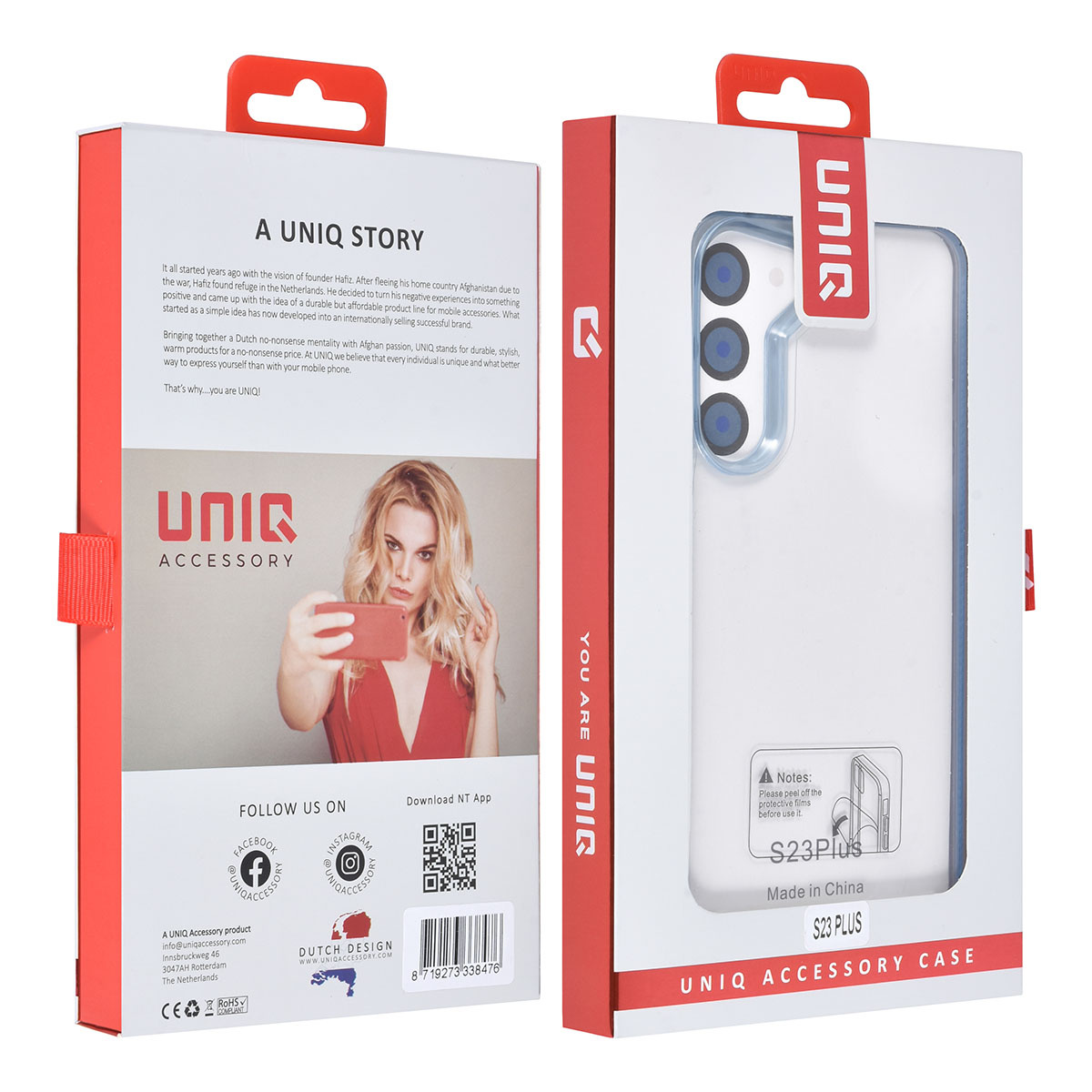 UNIQ Accessory UNIQ Accessory Galaxy S23 Plus Backcover hoesje - Blauw, foto 4 van 4