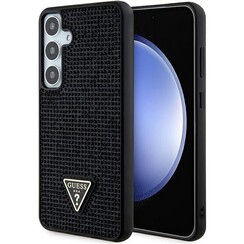 Guess Galaxy S24 Plus Back cover case - Rhinestones - Triangle Strass Logo - Black