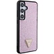 Guess Guess Galaxy S24 Plus Back-Cover hul - Rhinestones - Triangle Strass Logo - Rosa Guess Guess Galaxy S24 Plus Back-Cover hul - Rhinestones - Triangle Strass Logo - Rosa