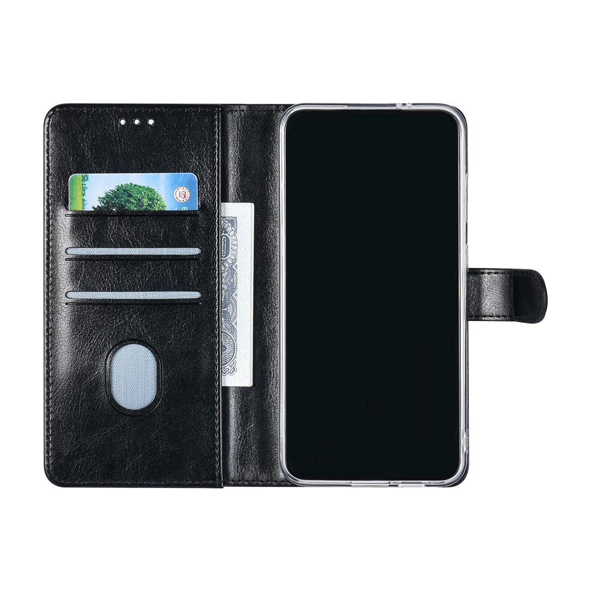 UNIQ Accessory UNIQ Accessory Galaxy S23 FE Book Case hoesje Pasjeshouder - Zwart, foto 3 van 5
