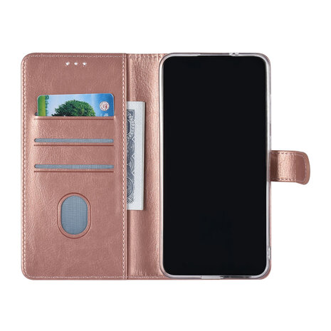 UNIQ Accessory UNIQ Accessory Galaxy S23 FE Book Case hoesje Pasjeshouder - Rose Gold UNIQ Accessory UNIQ Accessory Galaxy S23 FE Book Case hoesje Pasjeshouder - Rose Gold