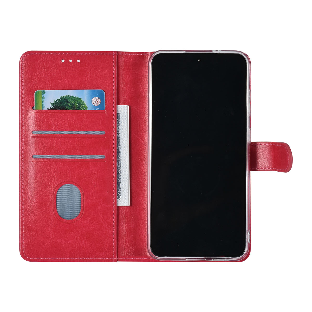 UNIQ Accessory UNIQ Accessory Galaxy S23 FE Book Case hoesje Pasjeshouder - Felroze, foto 4 van 5