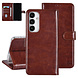 UNIQ Accessory UNIQ Accessory Galaxy S23 FE Book Case hoesje Pasjeshouder - Bruin UNIQ Accessory UNIQ Accessory Galaxy S23 FE Book Case hoesje Pasjeshouder - Bruin