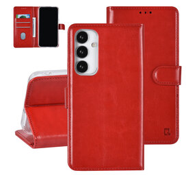 UNIQ Accessory UNIQ Accessory Galaxy S23 FE Book Case hoesje Pasjeshouder - Rood UNIQ Accessory UNIQ Accessory Galaxy S23 FE Book Case hoesje Pasjeshouder - Rood