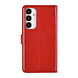 UNIQ Accessory UNIQ Accessory Galaxy S23 FE Book Case hoesje Pasjeshouder - Rood UNIQ Accessory UNIQ Accessory Galaxy S23 FE Book Case hoesje Pasjeshouder - Rood