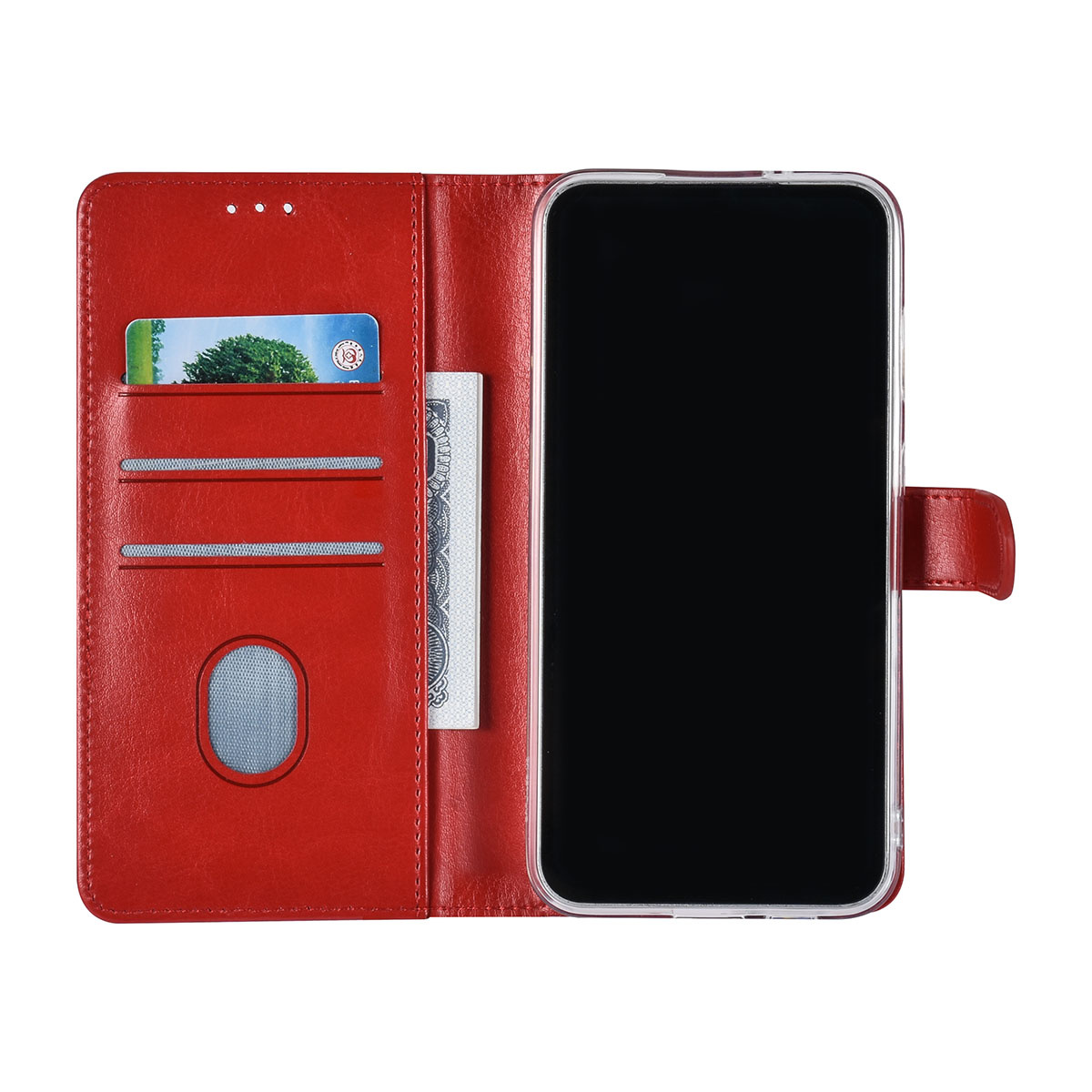 UNIQ Accessory UNIQ Accessory Galaxy S23 FE Book Case hoesje Pasjeshouder - Rood, foto 4 van 5