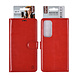UNIQ Accessory UNIQ Accessory Galaxy S23 FE Book Case hoesje Pasjeshouder - Rood UNIQ Accessory UNIQ Accessory Galaxy S23 FE Book Case hoesje Pasjeshouder - Rood