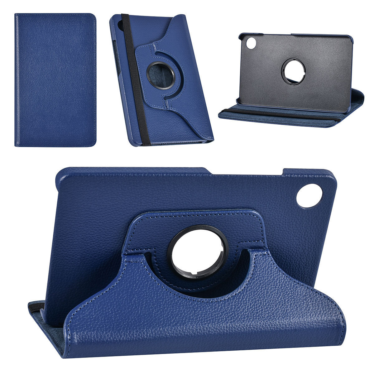 UNIQ Accessory UNIQ Accessory Galaxy Tab A9 8.7 Book Case Tablethoes Draaibare - DonkerBlauw
