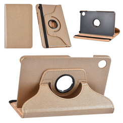 UNIQ Accessory Galaxy Tab A9 8.7 Book Case Tablethoes Draaibare - Goud