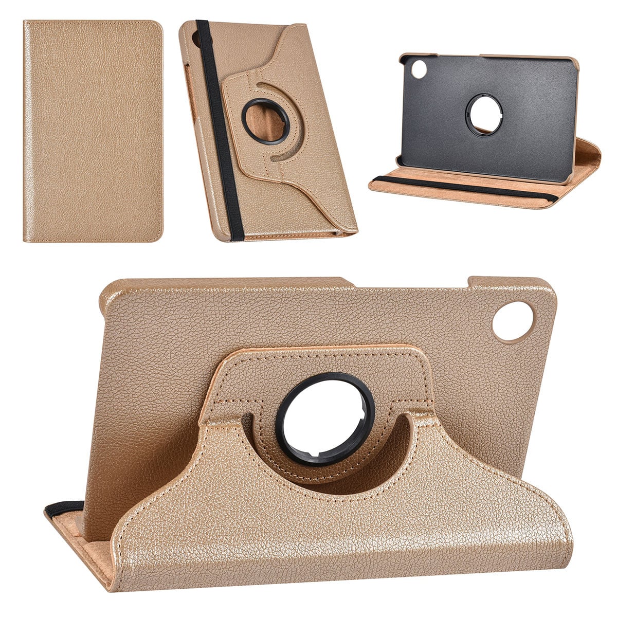 UNIQ Accessory UNIQ Accessory Galaxy Tab A9 8.7 Book Case Tablethoes Draaibare - Goud