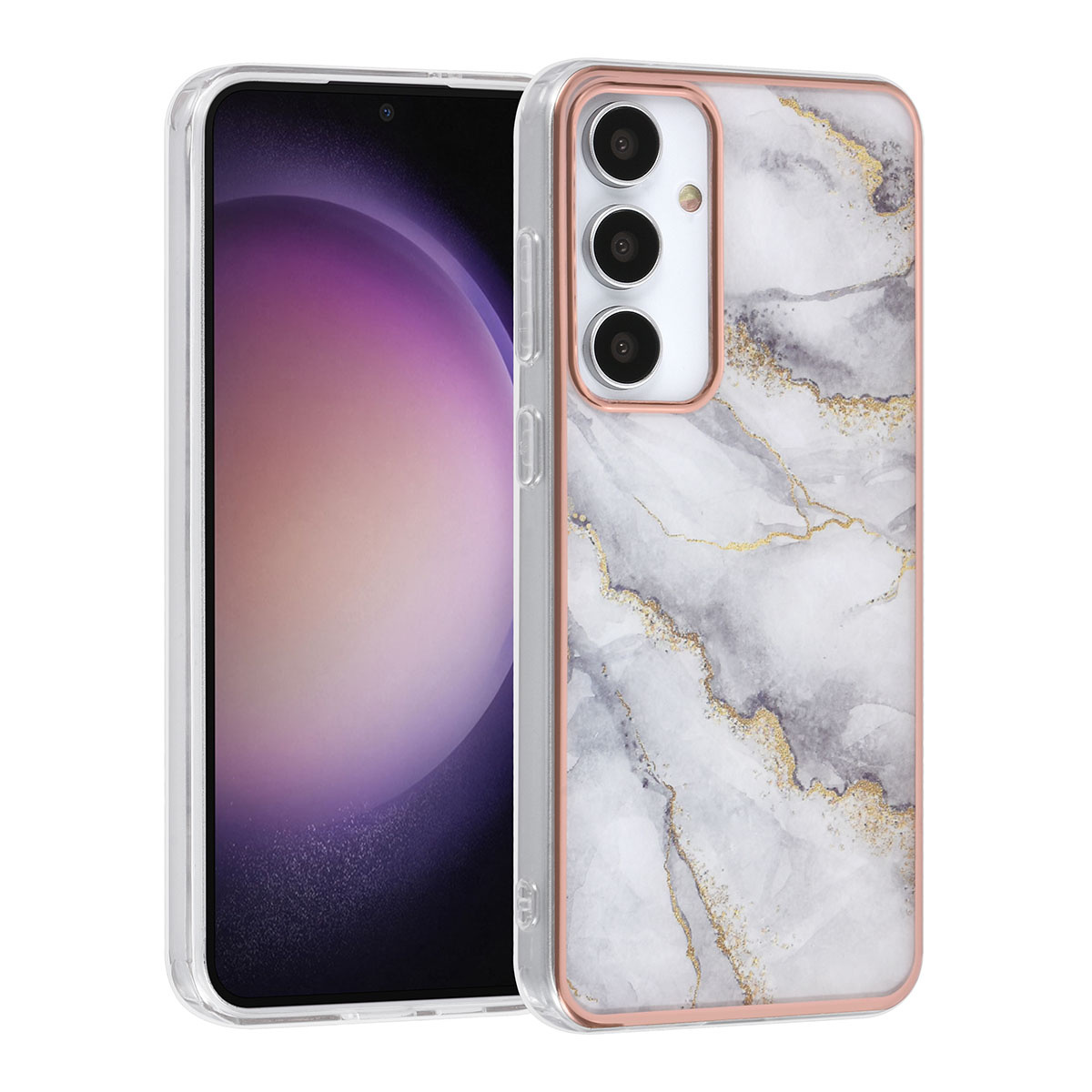 UNIQ Accessory UNIQ Accessory Galaxy S24 Plus Backcover hoesje - Marble Grey