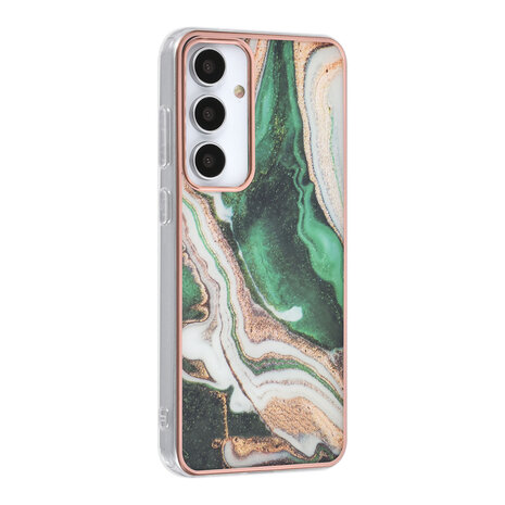 UNIQ Accessory UNIQ Accessory Galaxy S24 Plus Backcover hoesje - Marble Green UNIQ Accessory UNIQ Accessory Galaxy S24 Plus Backcover hoesje - Marble Green