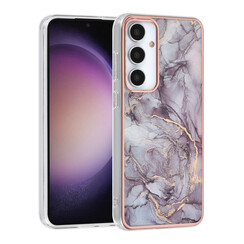 UNIQ Accessory Galaxy S24 Plus Backcover hoesje - Marble Grey