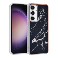UNIQ Accessory Galaxy S24 Plus Backcover hoesje - Marble Black