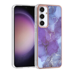 UNIQ Accessory Galaxy S24 Plus Backcover hoesje - Marble Purple