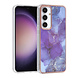UNIQ Accessory UNIQ Accessory Galaxy S24 Plus Backcover hoesje - Marble Purple UNIQ Accessory UNIQ Accessory Galaxy S24 Plus Backcover hoesje - Marble Purple