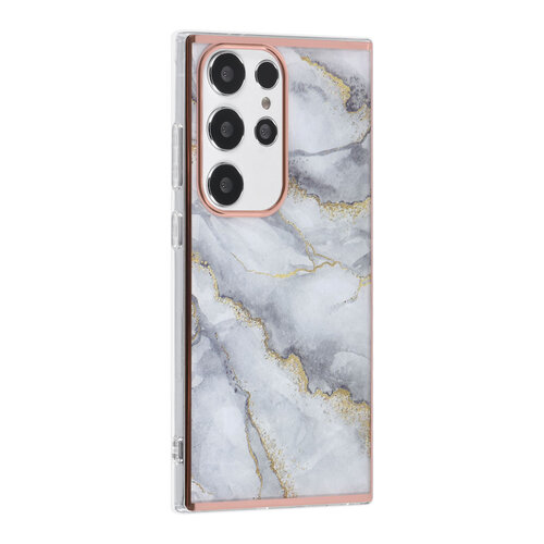 UNIQ Accessory UNIQ Accessory Galaxy S24 Ultra Backcover hoesje - Marble Grey