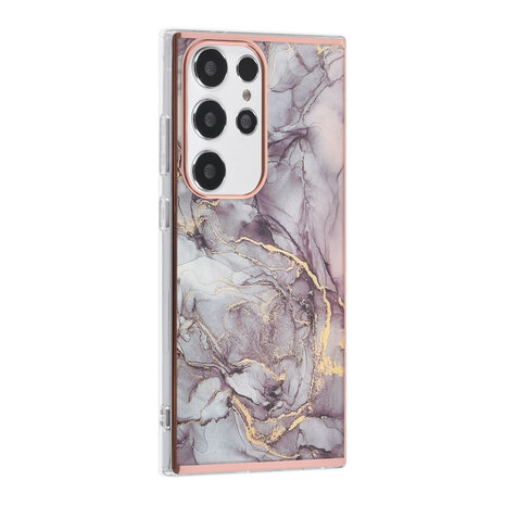UNIQ Accessory UNIQ Accessory Galaxy S24 Ultra Backcover hoesje - Marble Grey UNIQ Accessory UNIQ Accessory Galaxy S24 Ultra Backcover hoesje - Marble Grey
