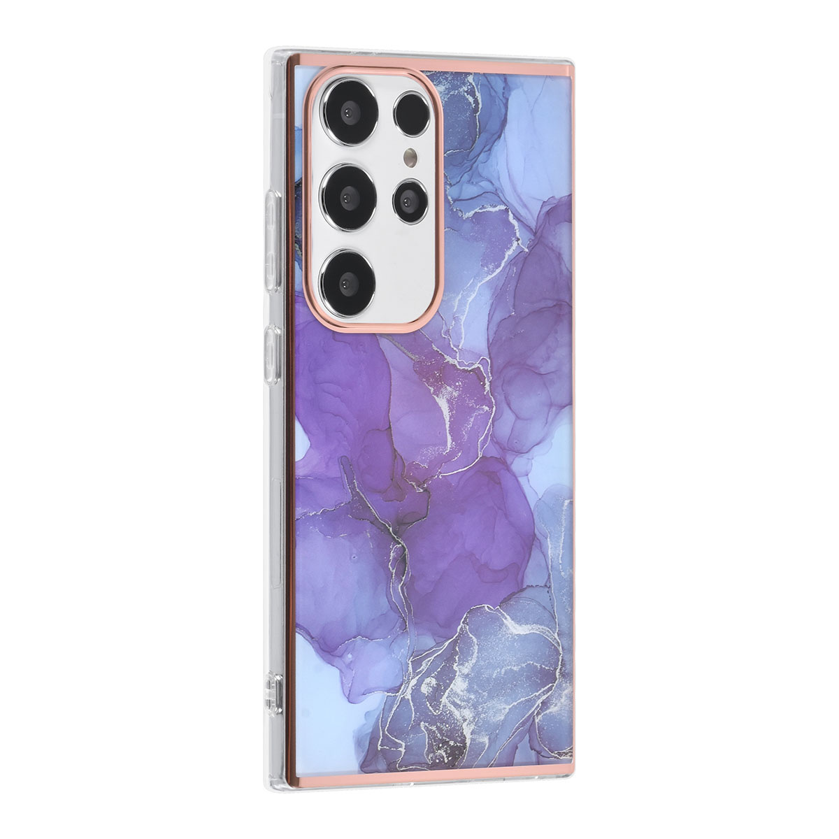 UNIQ Accessory UNIQ Accessory Galaxy S24 Ultra Backcover hoesje - Marble Purple, foto 2 van 4