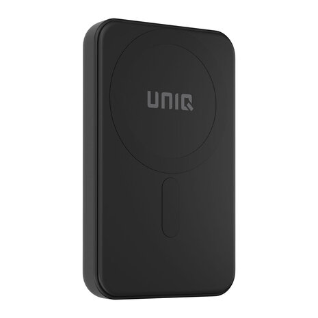 UNIQ Accessory UNIQ Accessory Powerbank 10000 mAh - magsafe - wireless - stand - 30cm USB-C Kabel - USB-C port - Zwart UNIQ Accessory UNIQ Accessory Powerbank 10000 mAh - magsafe - wireless - stand - 30cm USB-C Kabel - USB-C port - Zwart