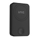 UNIQ Accessory UNIQ Accessory Power Bank 6500 mAh - MagSafe - Apple Watch - Wireless - Stand - 30cm USB-C cable - USB-C Port - Black UNIQ Accessory UNIQ Accessory Power Bank 6500 mAh - MagSafe - Apple Watch - Wireless - Stand - 30cm USB-C cable - USB-C Port - Black