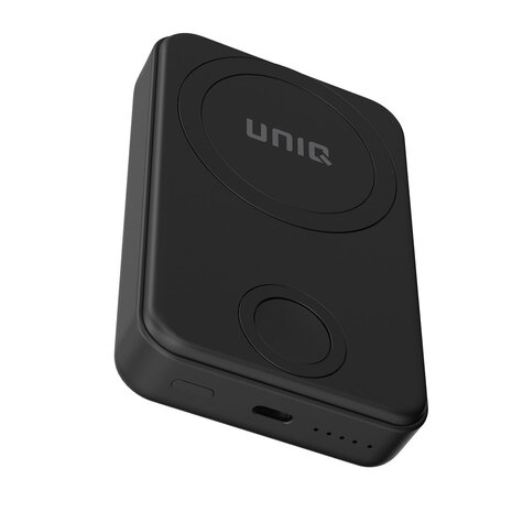 UNIQ Accessory UNIQ Accessory Batterie Externe 6500 mAh - MagSafe - Apple Watch - Sans Fil - Support -30cm USB-C cable - Port USB-C - Noir UNIQ Accessory UNIQ Accessory Batterie Externe 6500 mAh - MagSafe - Apple Watch - Sans Fil - Support -30cm USB-C cable - Port USB-C - Noir