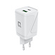 TUNIQ TUNIQ PD 30W GaN adapter - Dual-Port - Wit TUNIQ TUNIQ PD 30W GaN adapter - Dual-Port - Wit