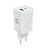 Adaptateur GaN PD 30W TUNIQ - Double Port - Blanc Adaptateur GaN PD 30W TUNIQ - Double Port - Blanc