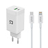Chargeur Maison TUNIQ PD 45W GaN - Double Port avec Câble USB-C vers iPhone - Blanc Chargeur Maison TUNIQ PD 45W GaN - Double Port avec Câble USB-C vers iPhone - Blanc
