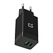 UNIQ Accessory UNIQ Accessory PD 45W GaN Home Charger - Dual Port with USB-C to USB-C Cable - Black UNIQ Accessory UNIQ Accessory PD 45W GaN Home Charger - Dual Port with USB-C to USB-C Cable - Black