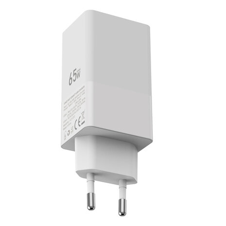 UNIQ Accessory Chargeur domestique UNIQ Accessory PD 65W - Avec câble USB-C vers USB-C - Blanc UNIQ Accessory Chargeur domestique UNIQ Accessory PD 65W - Avec câble USB-C vers USB-C - Blanc