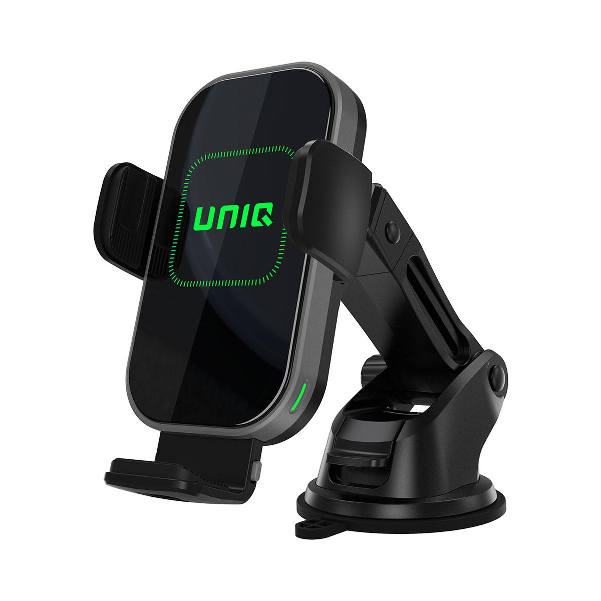 UNIQ Accessory UNIQ Accessory 2 in 1 telefoonhouder en draadloze oplader voor de auto - ventilatierooster - zwart, foto 4 van 6