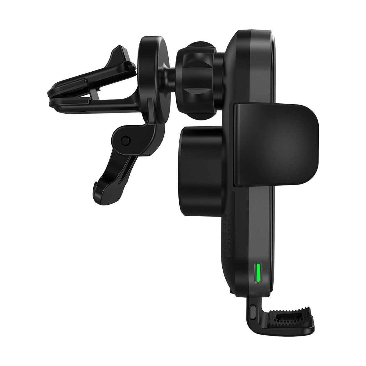 UNIQ Accessory UNIQ Accessory 2 in 1 telefoonhouder en draadloze oplader voor de auto - ventilatierooster - zwart, foto 6 van 6