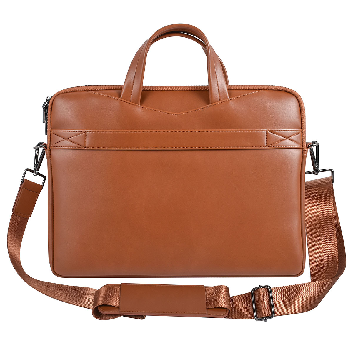 UNIQ Accessory UNIQ Accessory 15.6 inch leren laptoptas - Bruin, foto 2 van 5