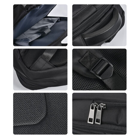 UNIQ Accessory UNIQ Accessory 15.6 inch laptop backpack - Black UNIQ Accessory UNIQ Accessory 15.6 inch laptop backpack - Black