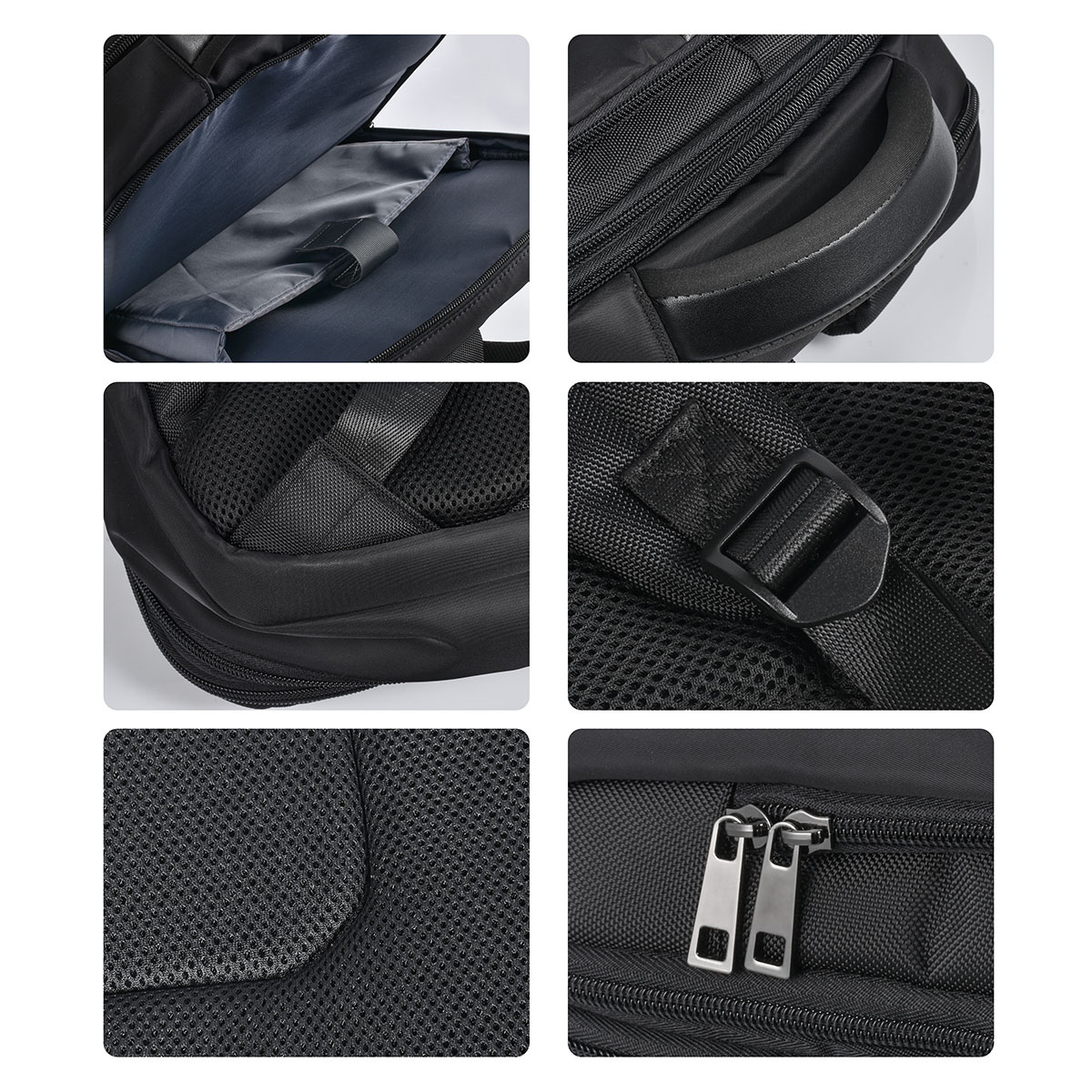 UNIQ Accessory UNIQ Accessory 15.6 inch laptoprugzak - Zwart, foto 6 van 6