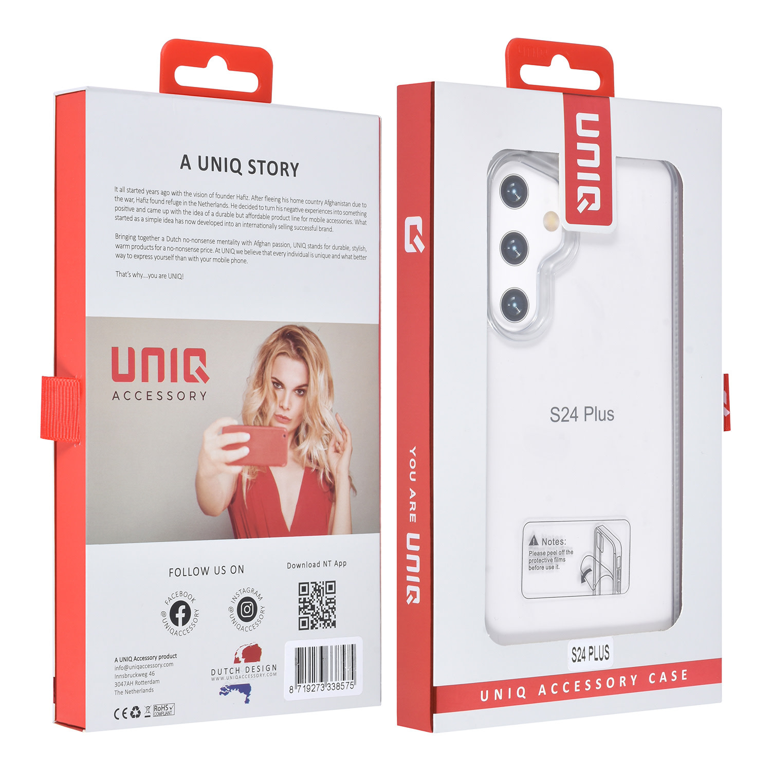UNIQ Accessory UNIQ Accessory Galaxy S24 Plus Backcover hoesje - Wit, foto 4 van 4